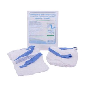 COMPRESA ESTERIL 45X45 PQTEX5 UND MEDICAL SUPPLIES
