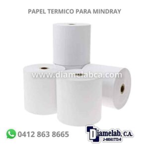 PAPEL TERMICO 80MMX20M PARA ELECTRO R3 MINDRAY