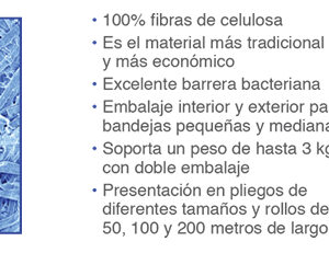 PAPEL CREPADO PLIEGO 120CMX120CM CAJAX100 SURGIPLAST