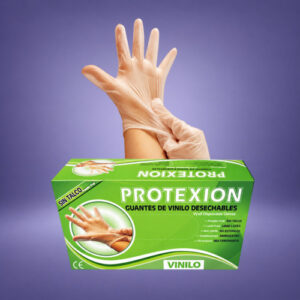 GUANTE DE EXAMEN DE VINILO TALLA L CAJAX100 PROTEX