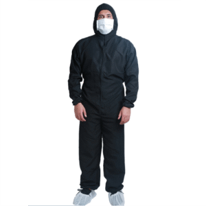 Traje Enterizo Antifluido Talla Xl Color Blanco (Overol Capucha+Polainas+Tapaboca) Nacional