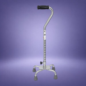 Baston De Movilidad 4 Patas Cromo Kp4202-22