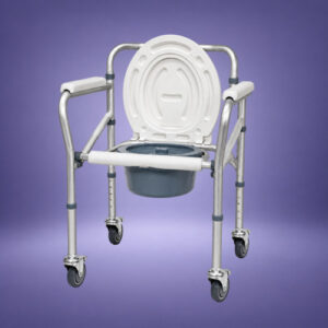 Silla De Ruedas Para Baño Ref Kb225Cr-Al19 Konfort Plus