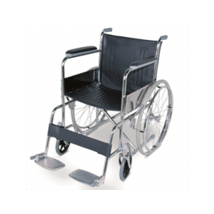 Silla De Ruedas Estandar En Acero Cromado Ref Tme809B