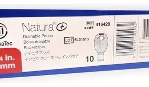 BOLSA DE COLOSTOMIA 57MM NATURA+DRENABLE CONFORT PANNEL OPACA CON FILTRO CAJAX10 CONVATEC