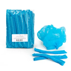 GORRO ENFERMERA AZUL ORUGA CAJAX100 MEDICAL SUPPLIES